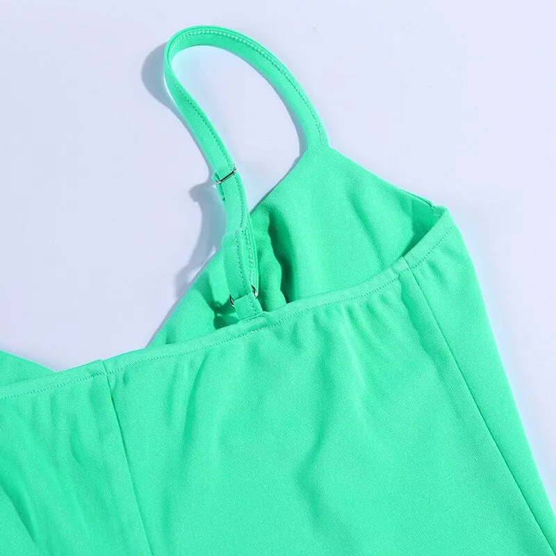 Women's Stretchy Skinny Sleeveless Mini Dress