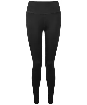 Womens TriDri® high-shine leggings | Black