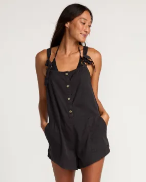 Womens Wailea Romper - Black