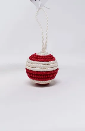 Woven Mini Ball Ornament