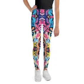 Youth Leggings Life Pattern
