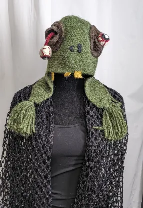 Zombie Monster Knit Winter Novelty Crazy Ski Snowboard Hat Adult Unisex Unique Gift